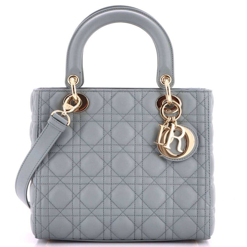 Christian Dior Medium Lady Dior Bag Cannage Quilt Lambskin